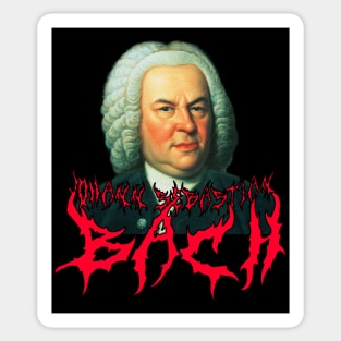 Bach Metal (In Technicolor) Johann Sebastian Bach Sticker
